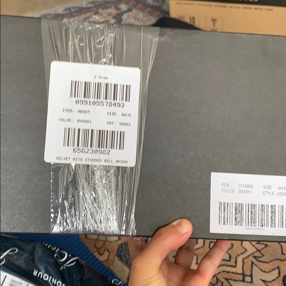 J crew velvet pumps with studded bows - Picture 4 of 4